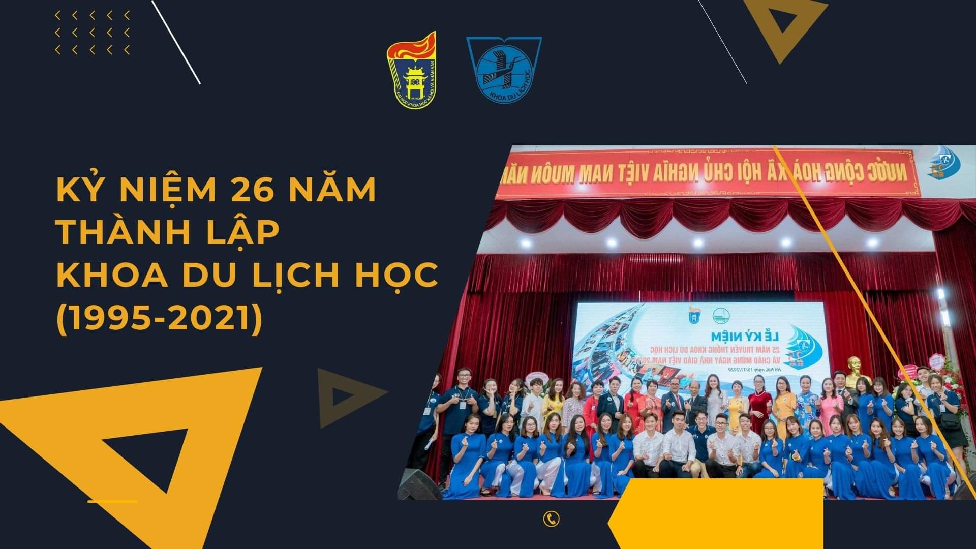Kỉ niệm 26 năm thành lập Khoa Du lịch học  (1995-2021)