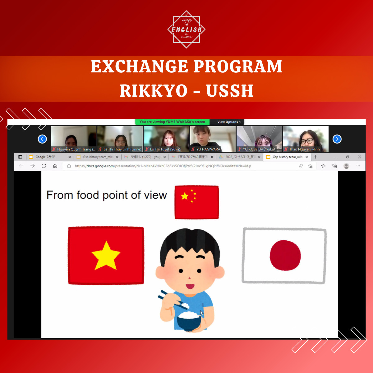 CHƯƠNG TRÌNH TRAO ĐỔI SINH VIÊN CÙNG ĐẠI HỌC RIKKYO, NHẬT BẢN