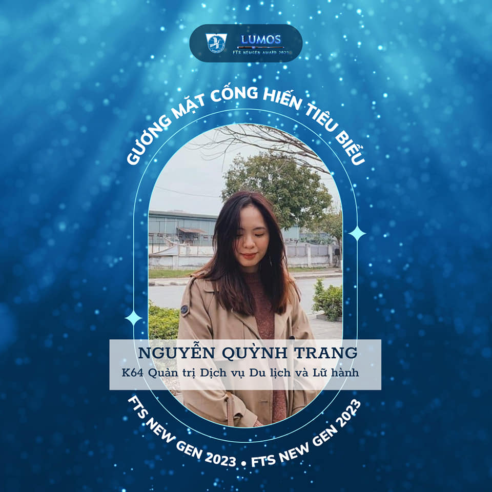 Nguyễn Quỳnh Trang - K64 QTDVDL&LH