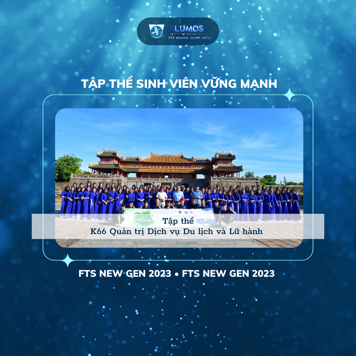 CÔNG BỐ KẾT QUẢ FTS NEW GEN AWARD 2023 “LUMOS”