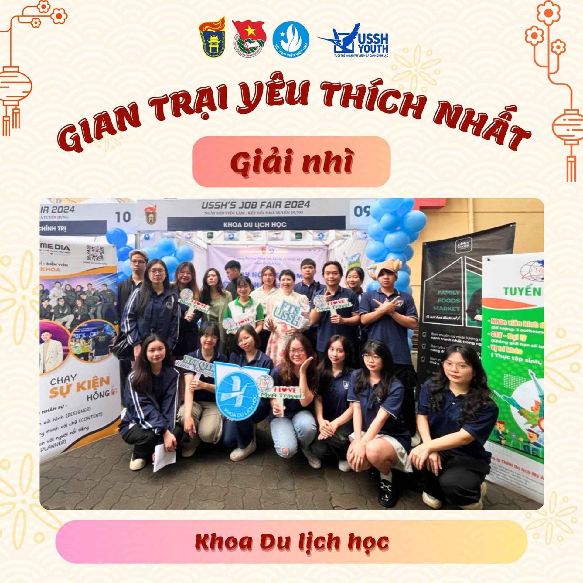 ĐOÀN KẾT & ĐỒNG LÒNG: DU LỊCH HỌC CÁN ĐÍCH VỀ NHÌ GIAN TRẠI ĐƯỢC YÊU THÍCH JOBFAIR 2024