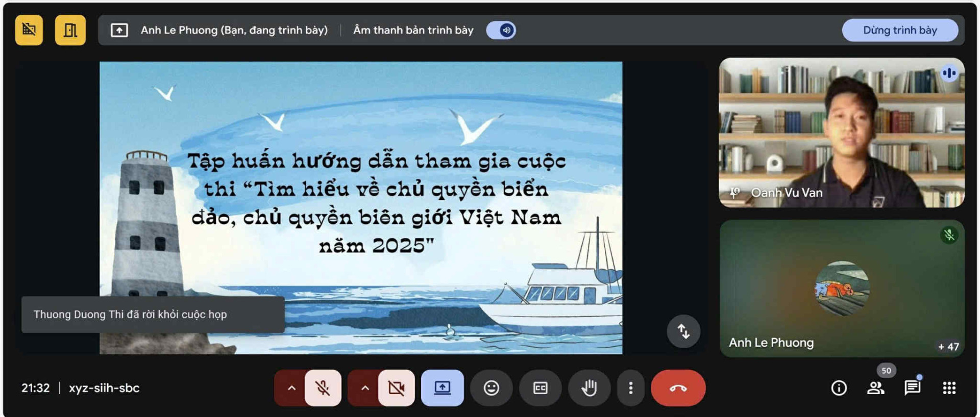TẬP HUẤN HƯỚNG DẪN THAM GIA CUỘC THI “TÌM HIỂU CHỦ QUYỀN BIỂN ĐẢO, BIÊN GIỚI VIỆT NAM NĂM 2025